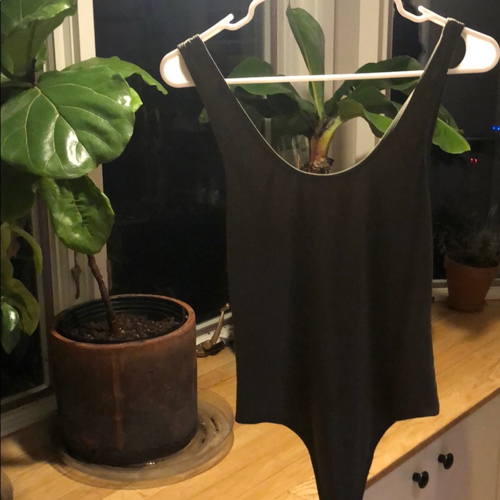 Lulus Olive Bodysuit Size Medium